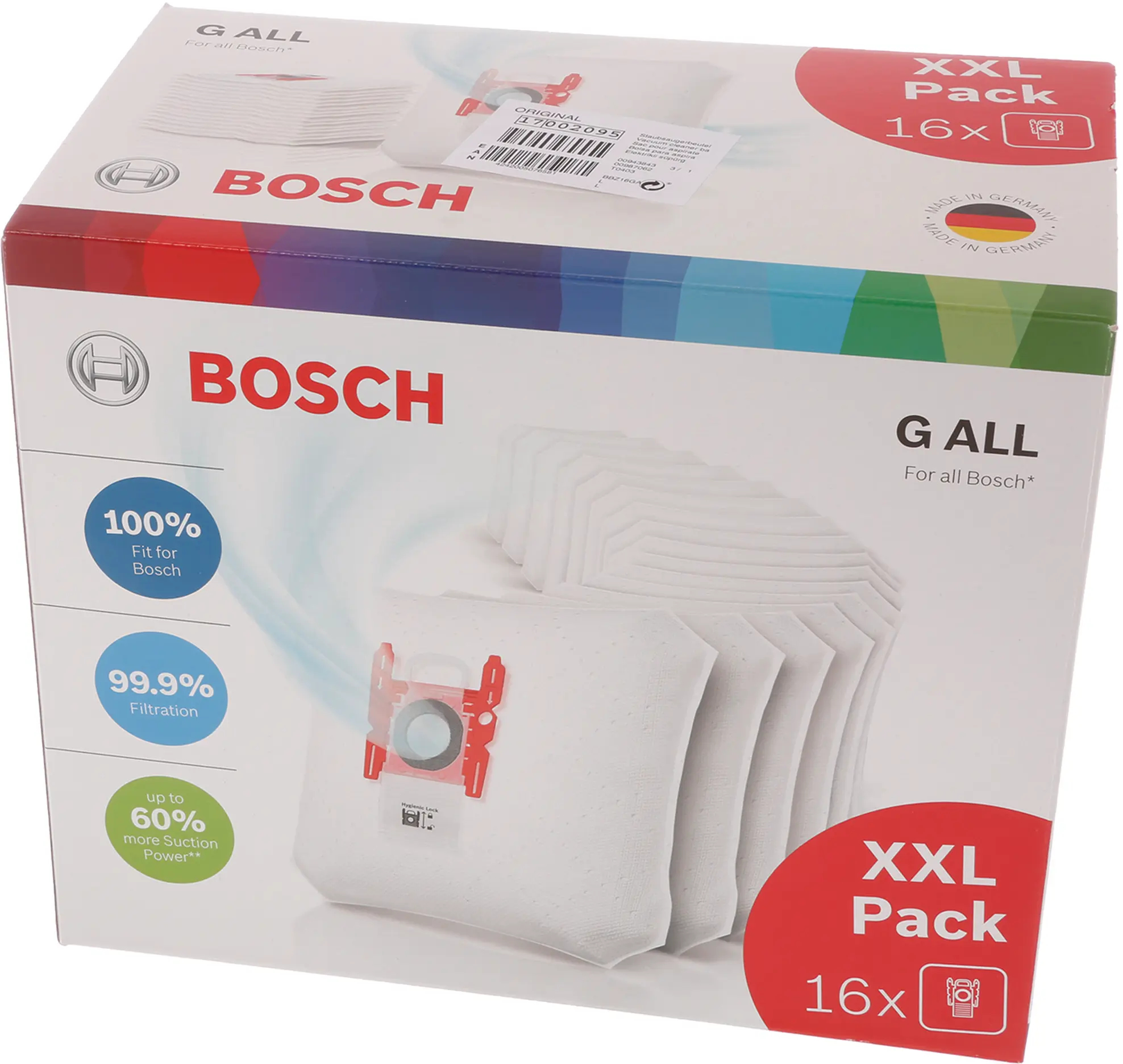 Stofzuigerzak BOSCH BBZ16GALL voordeelpak