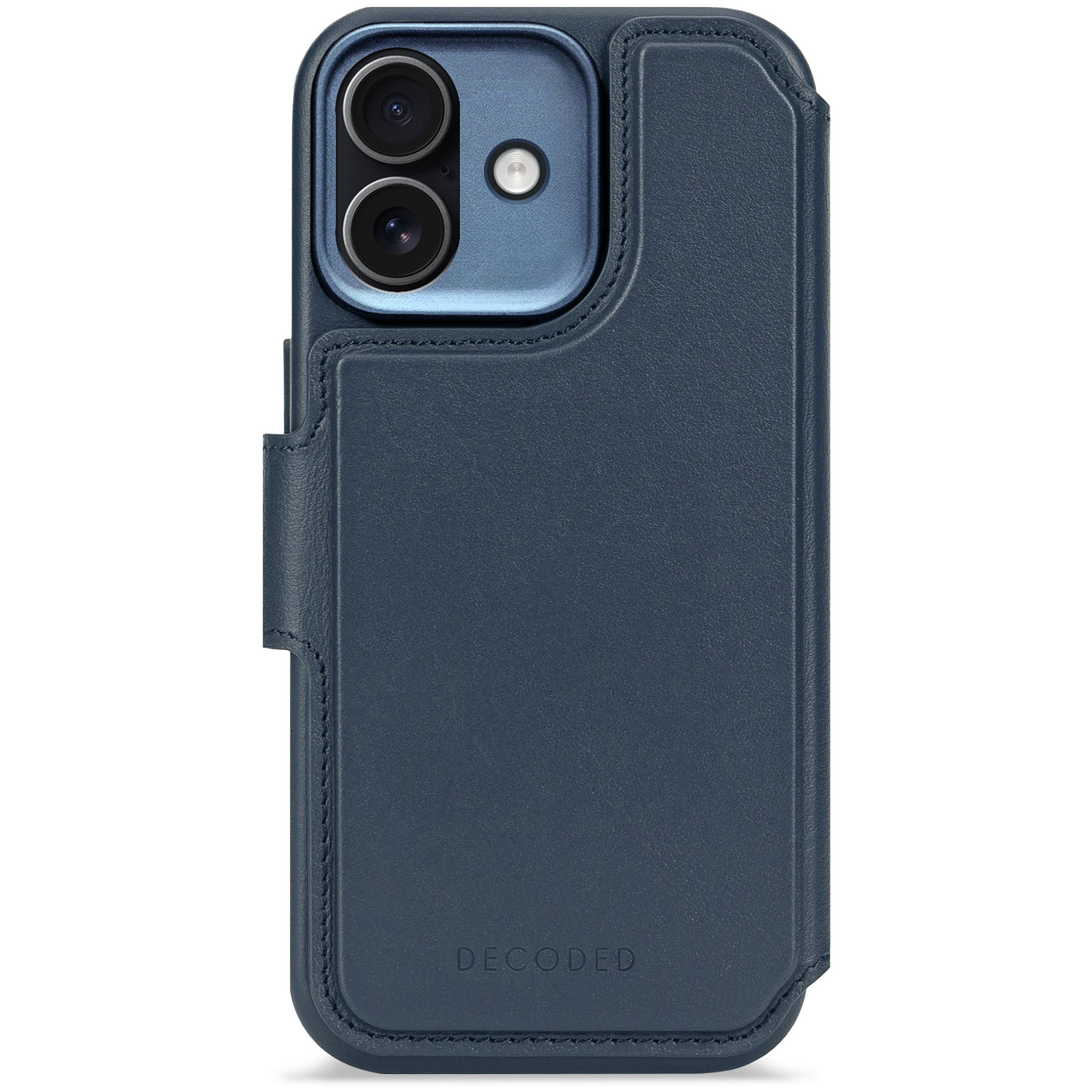 Decoded Leather Detachable Wallet Apple iPhone 17 Navy Shadow