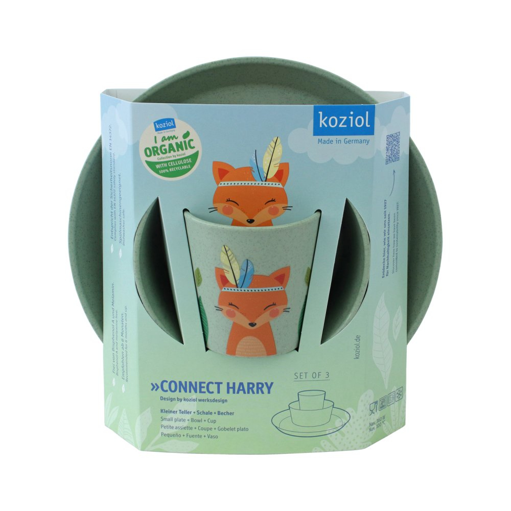 koziol 2028668 kit de vaisselle 3 pièce(s) Vert