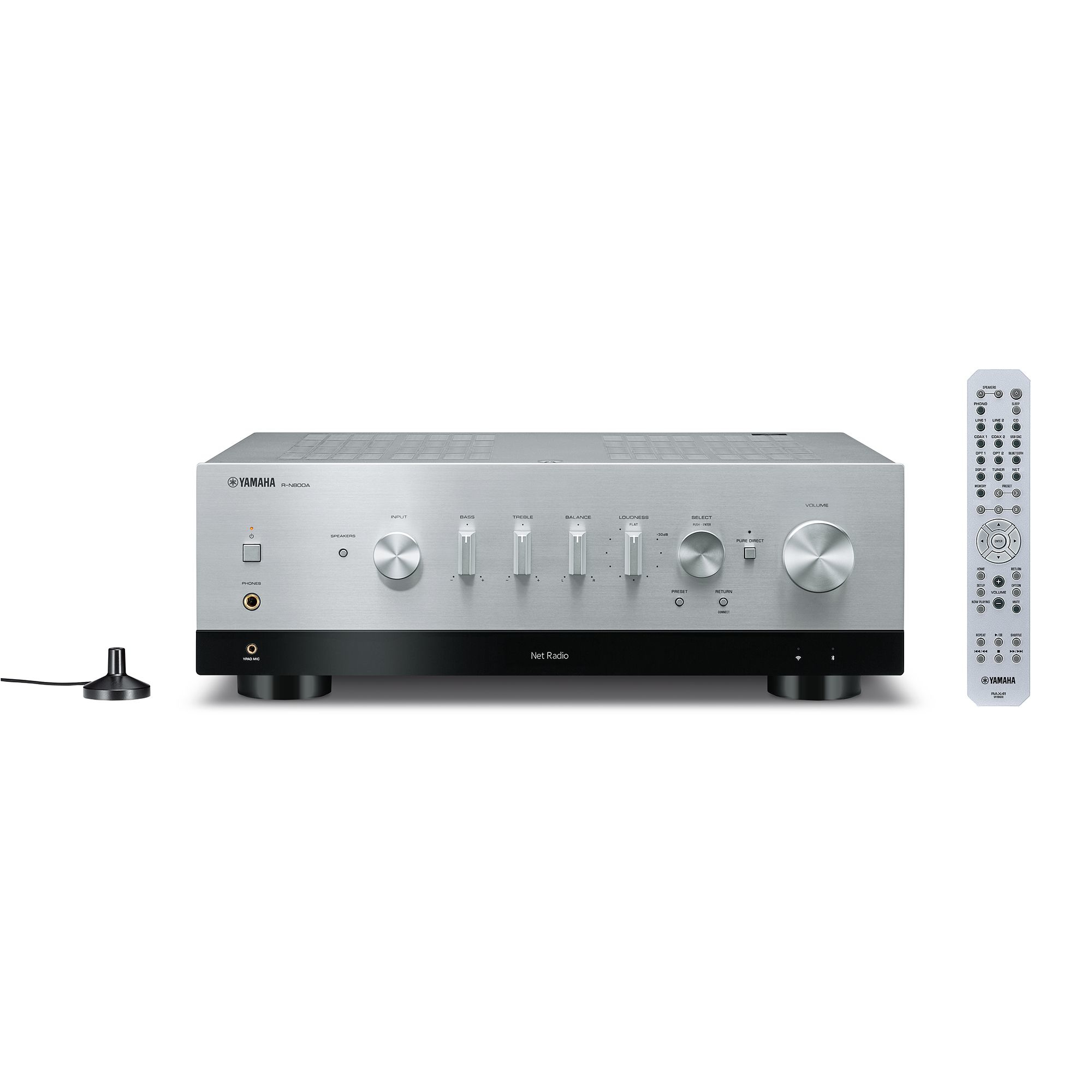 Receiver YAMAHA R-N800A zilver