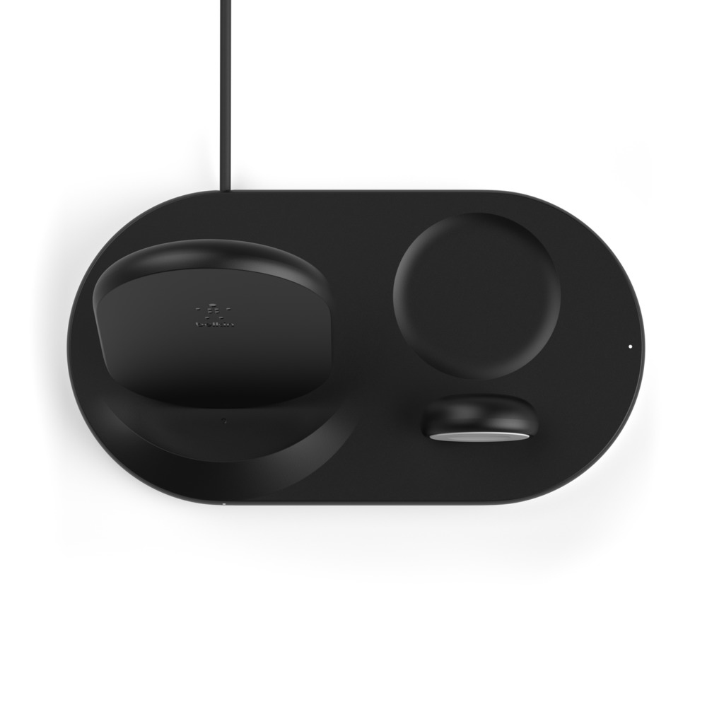 BELKIN 3-in-1 Wireless Pad/Stand/Apple Watch Black