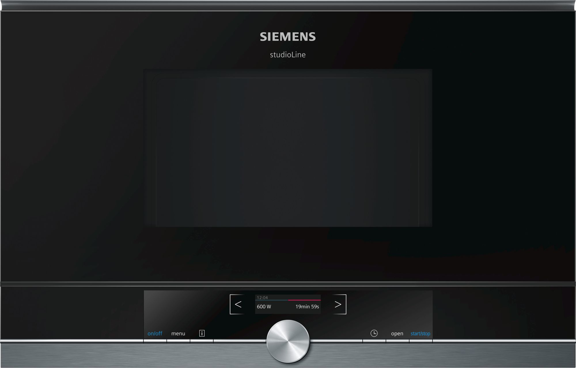 Siemens BF834LGB1 micro-onde Intégré Micro-onde simple 21 L 900 W Noir