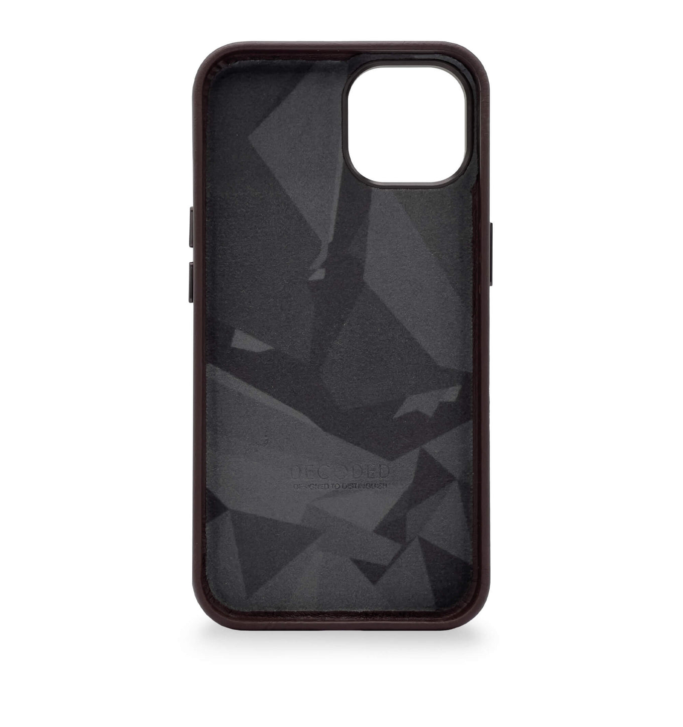 Tas DECODED Leather Backcover iPhone 14 Plus Brown
