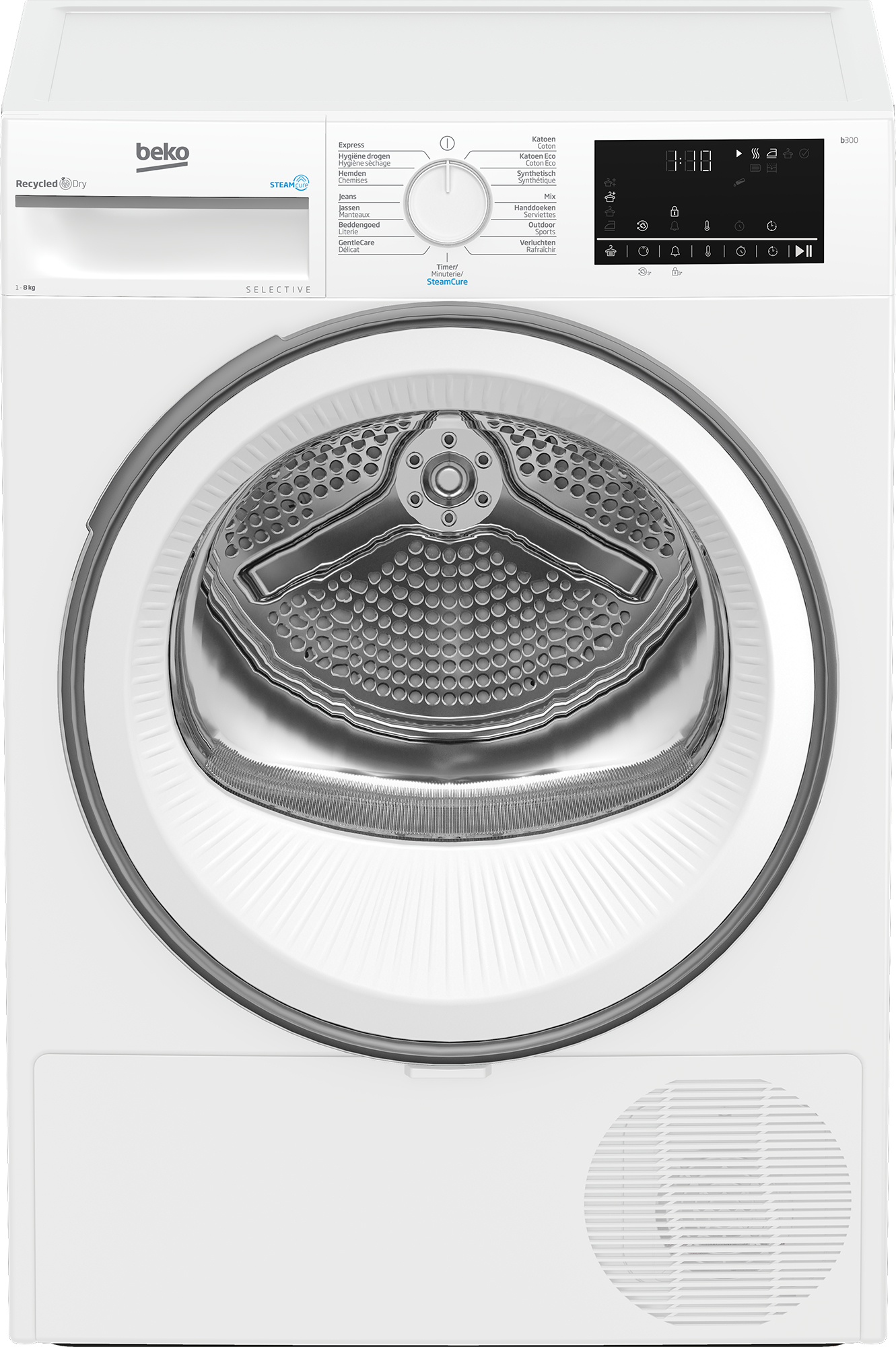 Warmtepompdroogkast BEKO B3T6823W2 / 8kg / A++ / 64db