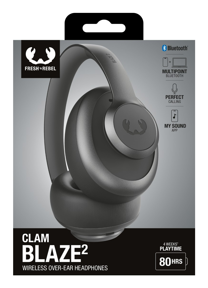 Hoofdtelefoon FRESH N REBEL Clam Blaze 2 storm grey