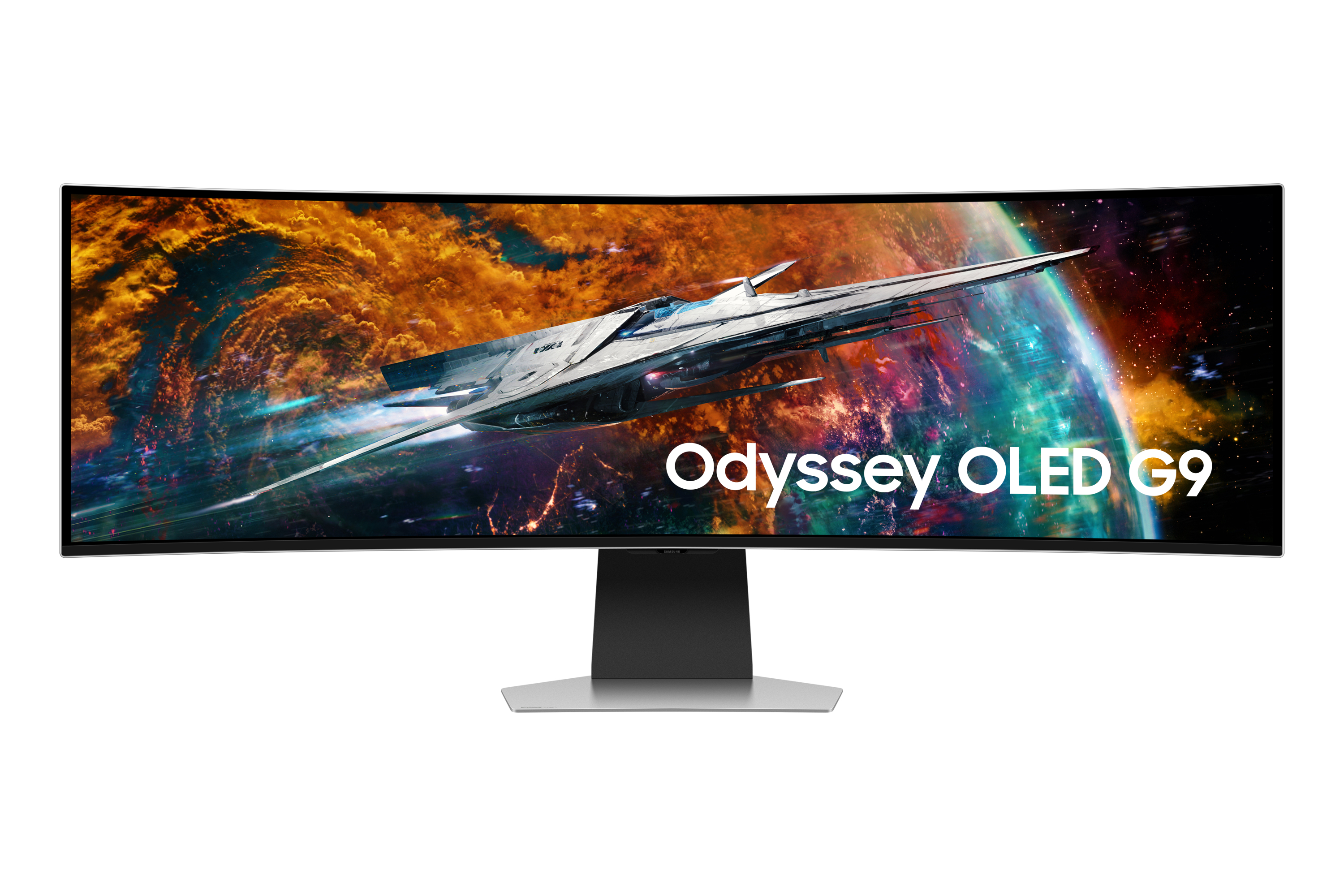 Monitor SAMSUNG ODYSSEY OLED G9 49' Curved G95SC UWQHD 240Hz Zilver