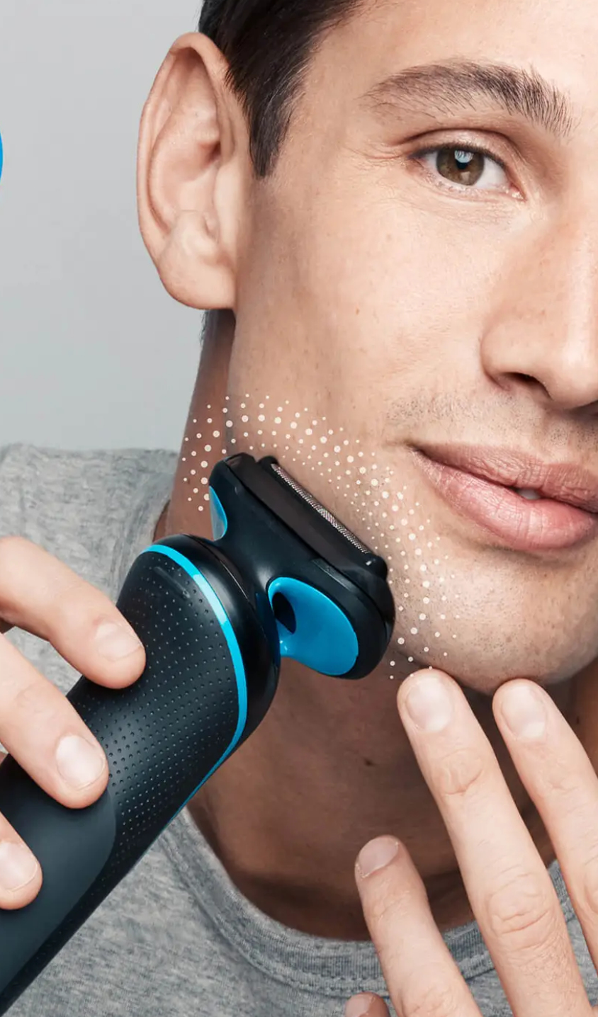 Braun 51-B1000s Scheerapparaat met scheerblad Trimmer Zwart, Blauw