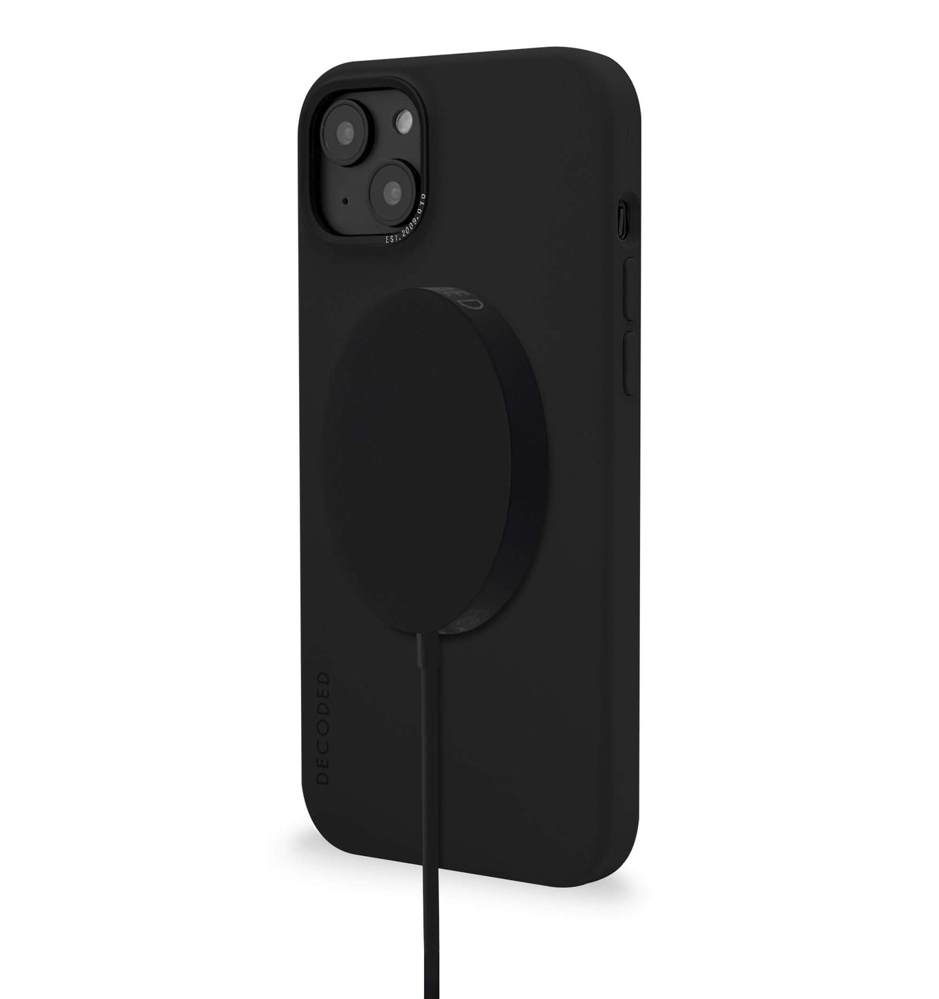 Tas DECODED Silicone Backcover iPhone 14 Plus Charcoal