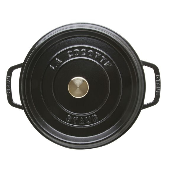 Staub ronde cocotte 24cm zwart 1102425