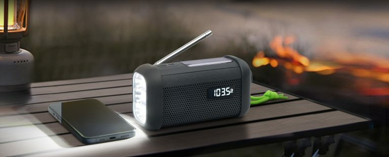 FM/AM radio MUSE MH-08 MB zwart/groen