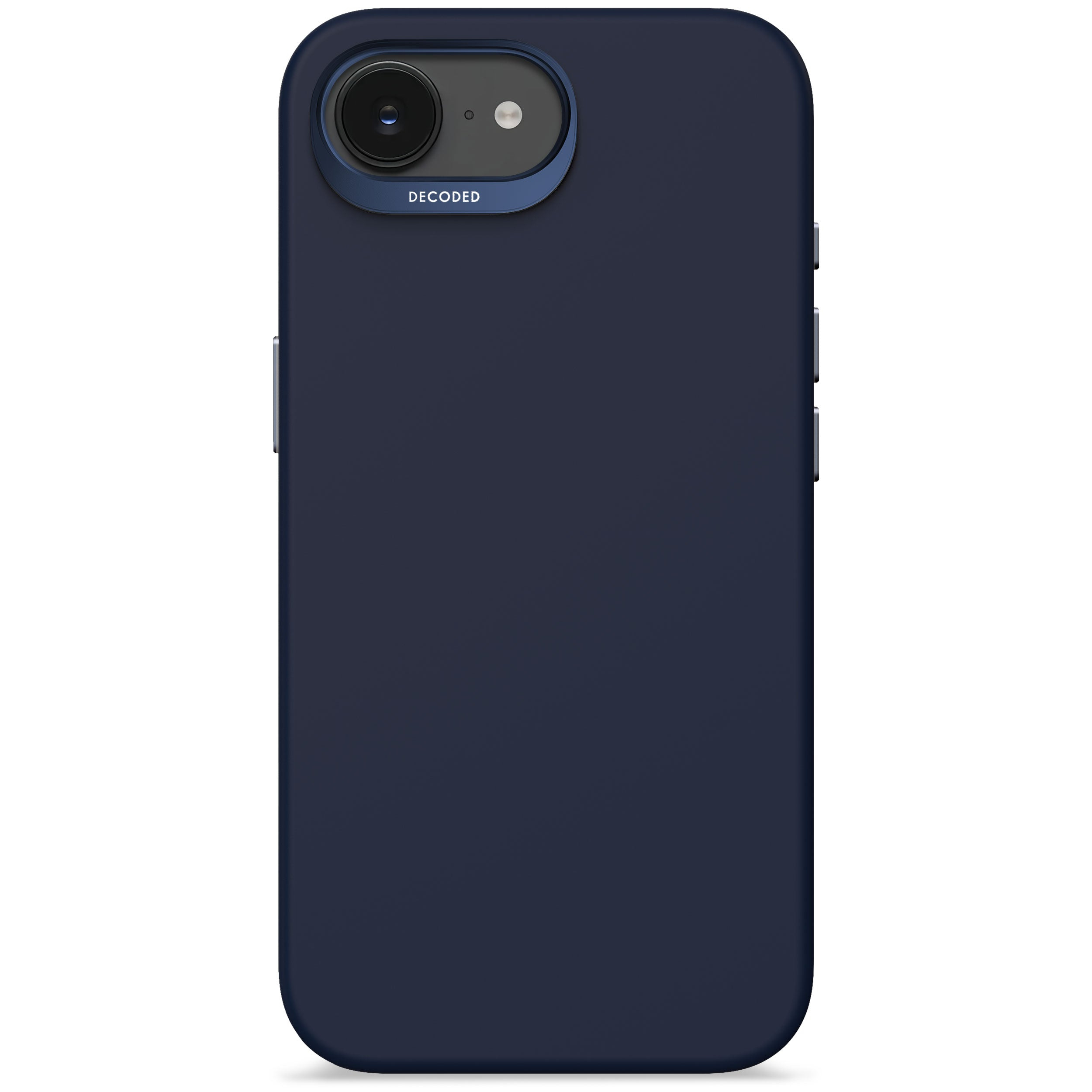 Decoded Silicone Backcover Apple iPhone 16e/17e Navy