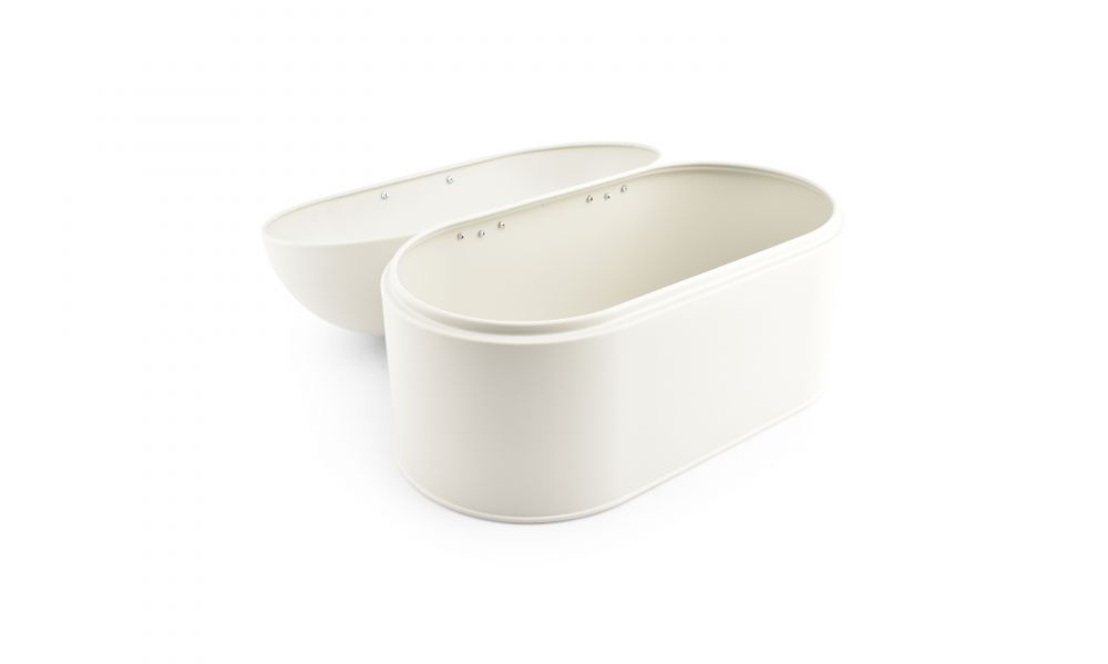 Broodtrommel ONA 257282 Fresh / 33,5x18xH21,5cm / grijs 