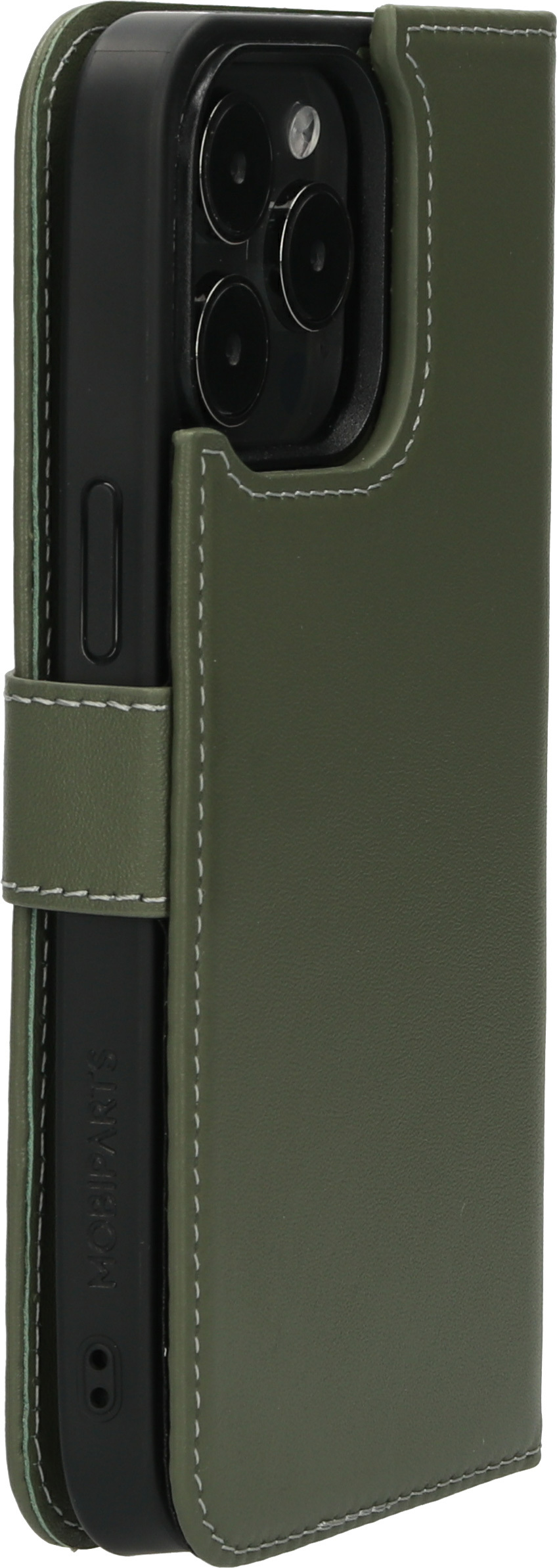 Mobiparts Leather 2 in1 Wallet Case iPhone 15 Pro Max Green