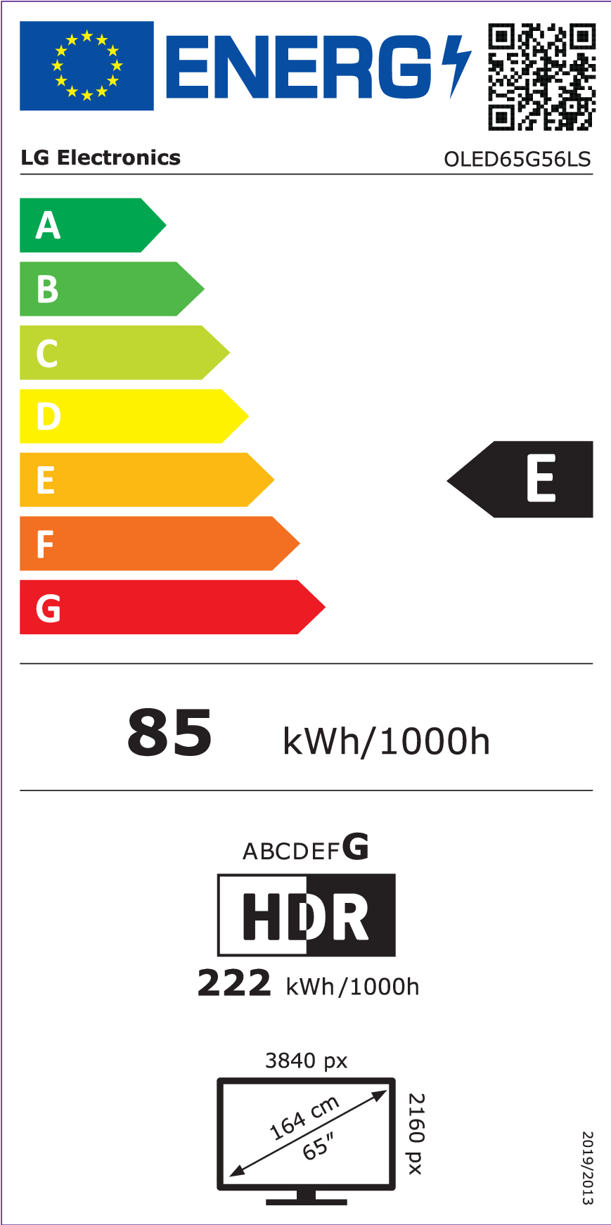 OLED TV LG OLED65G56LS