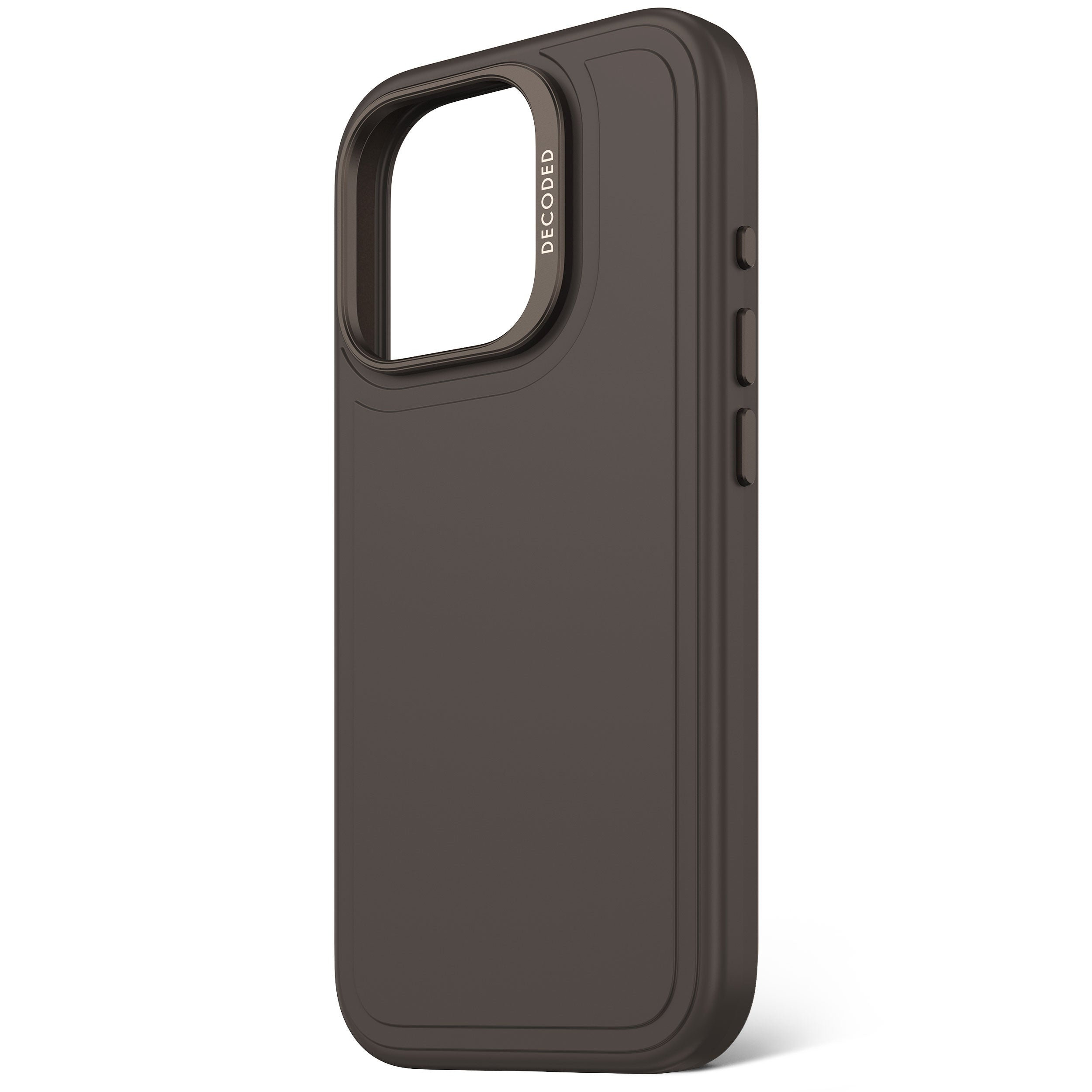 Decoded Silicone Stacks Backcover Apple iPhone 16 Pro Phantom Black