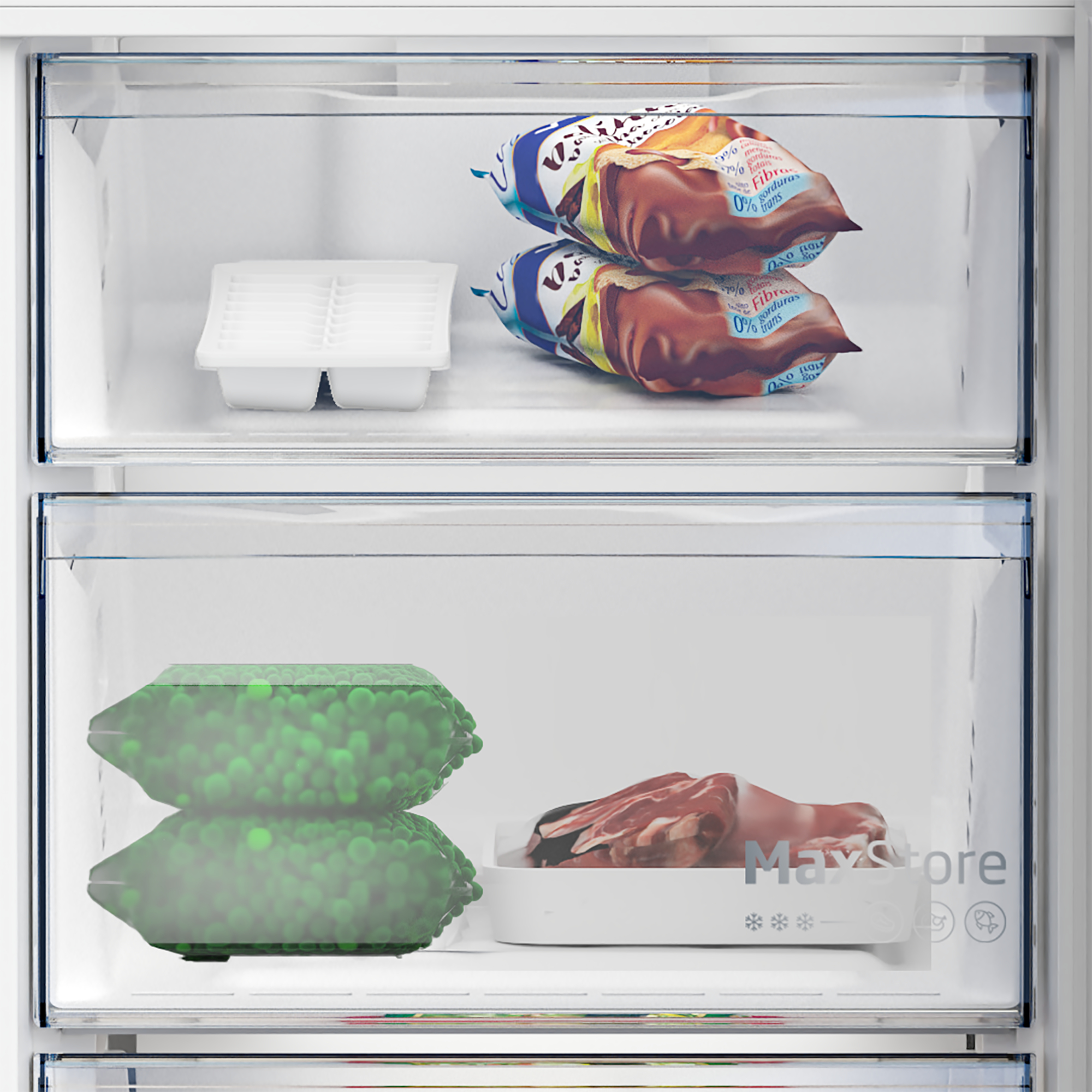 Koelkast Combi BEKO B5RCNA366HG / 186.5cm / C / 316L