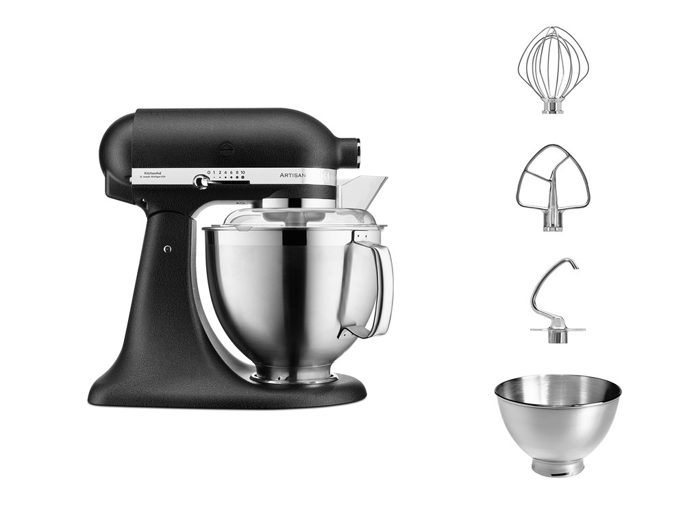 Kitchenaid robot de cuisine truffe noir