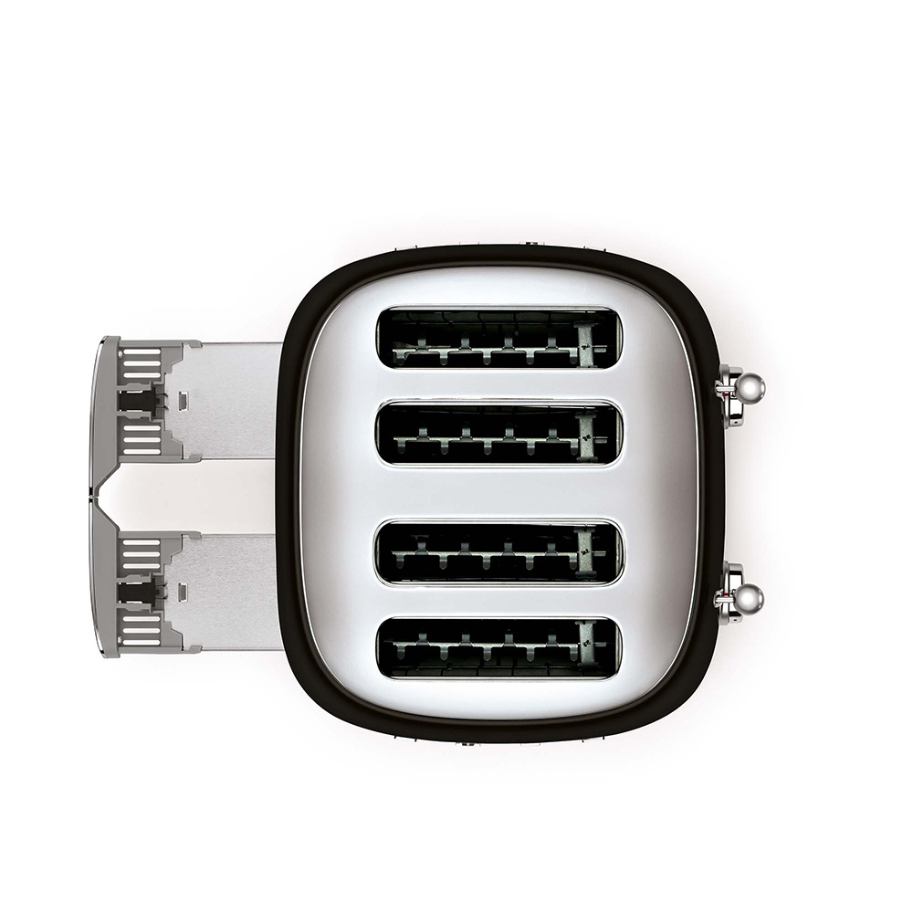 Broodrooster SMEG TSF03BLEU 4 sneden / zwart