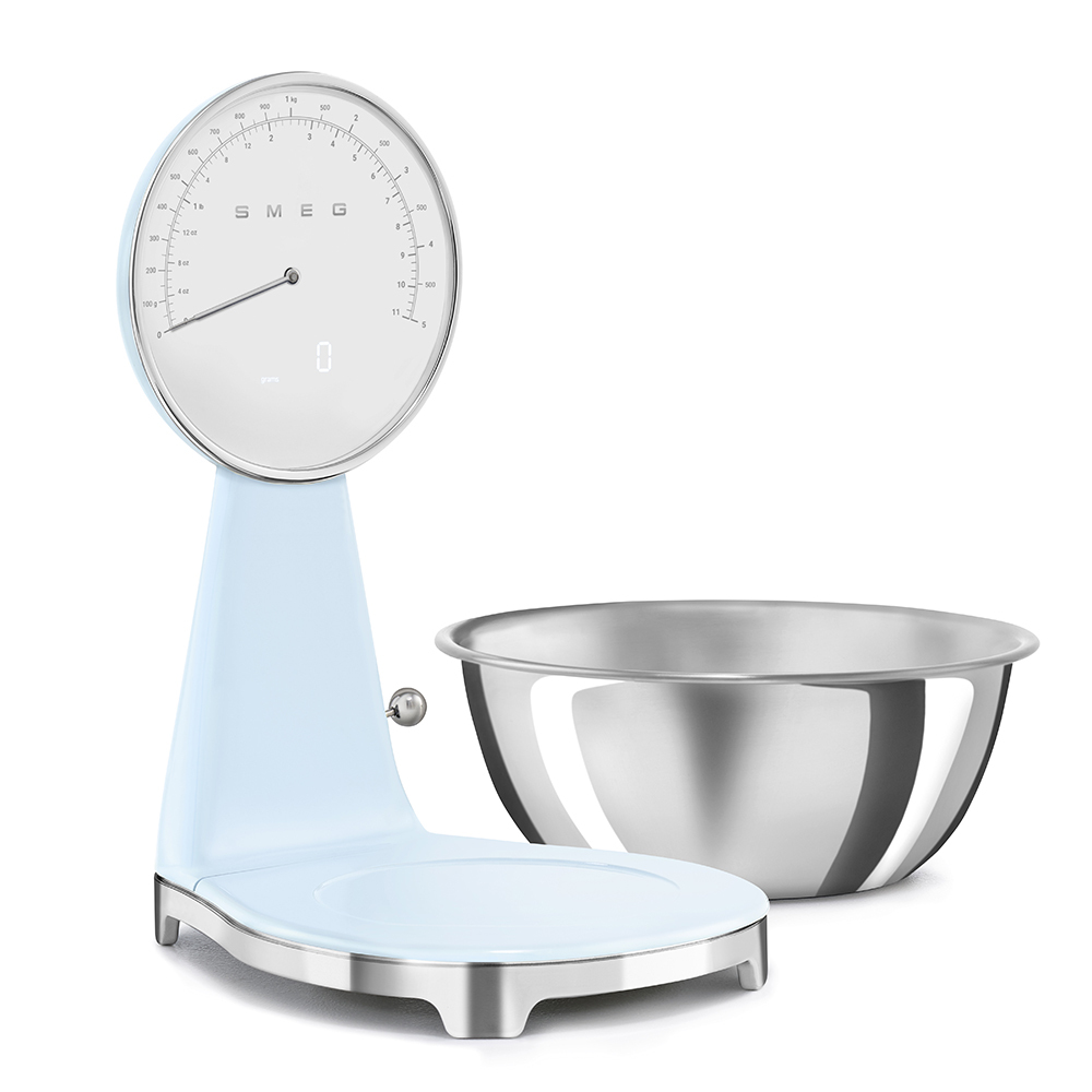 Keukenweegschaal SMEG KSF01PBWW / pastelblauw