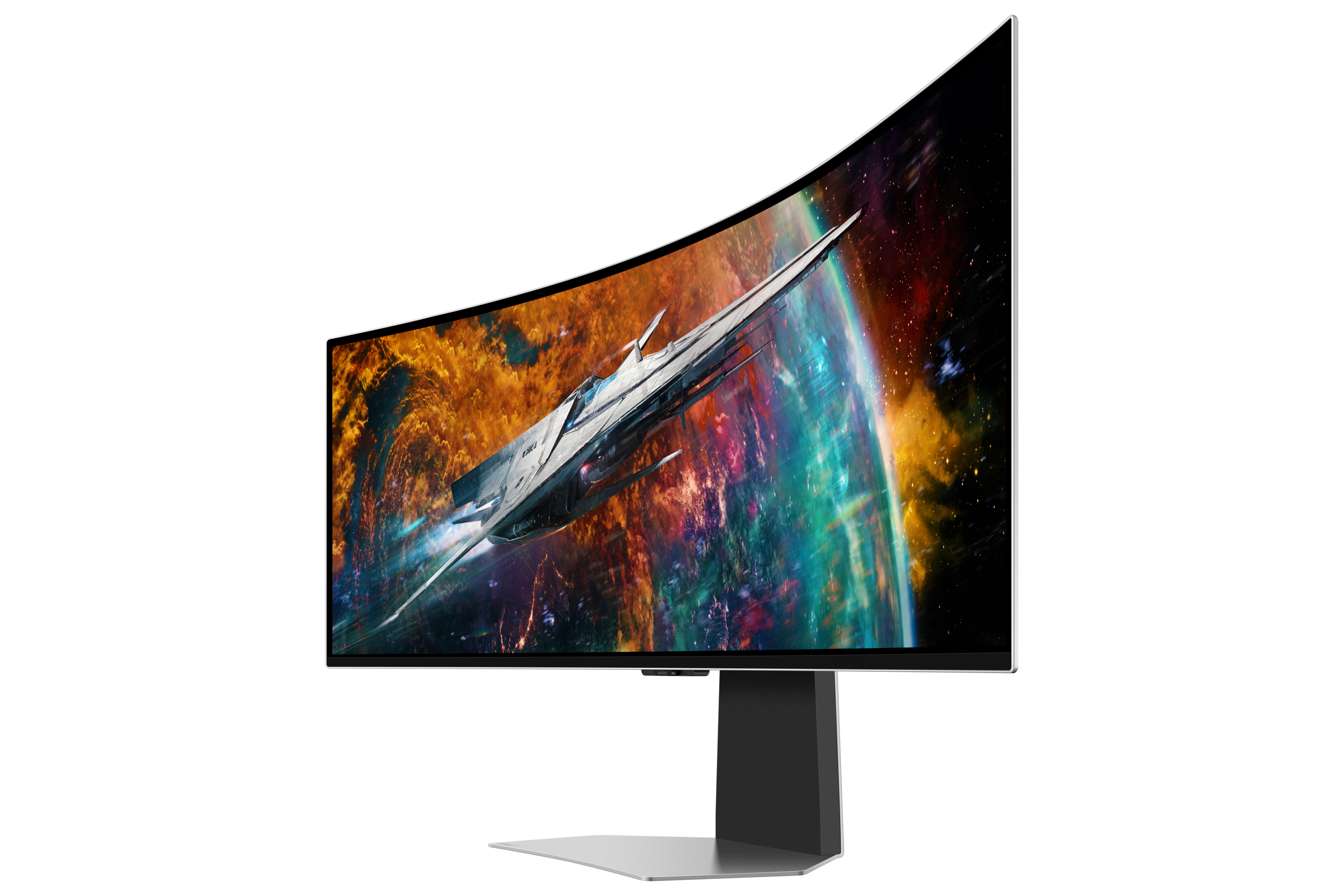 Monitor SAMSUNG ODYSSEY OLED G9 49' Curved G95SC UWQHD 240Hz Zilver