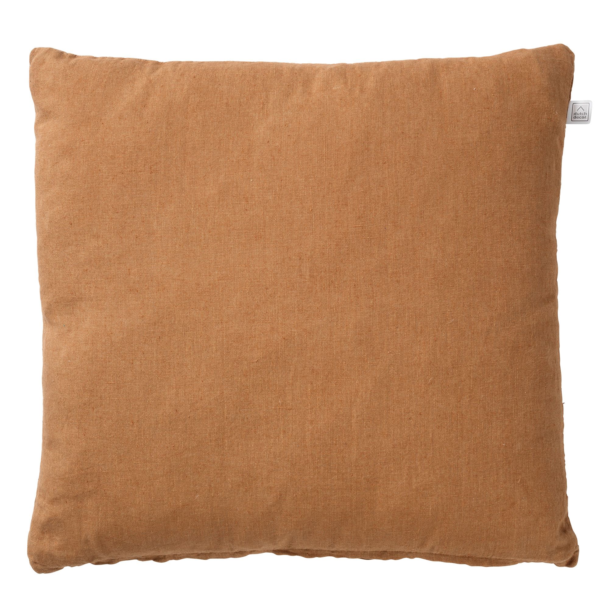 Sierkussen Dutch Decor LINN Tobacco Brown 45x45cm