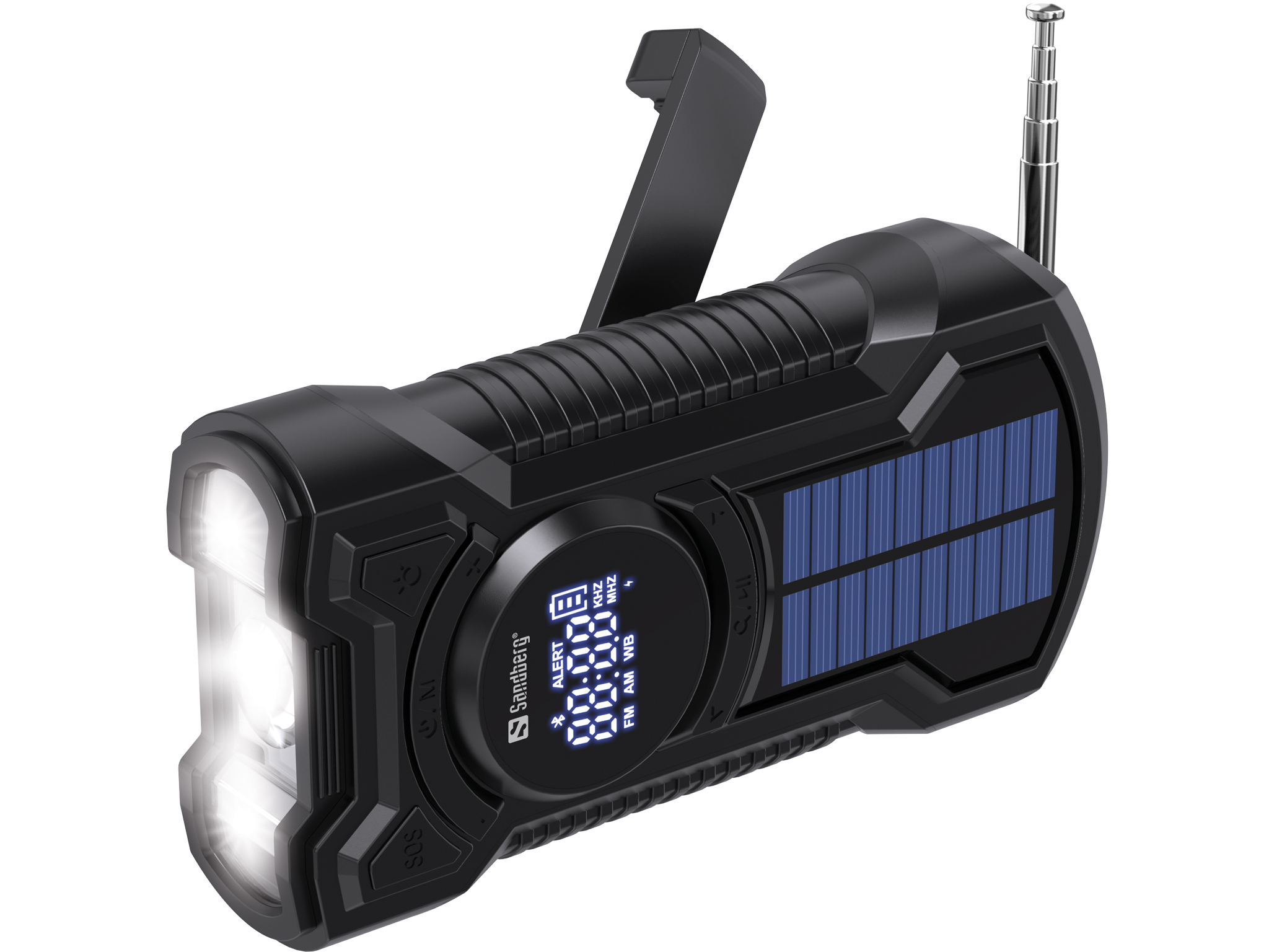 Sandberg Survivor Radio AM-FM / Powerbank 5000 Solar / Zaklamp All-in-1 