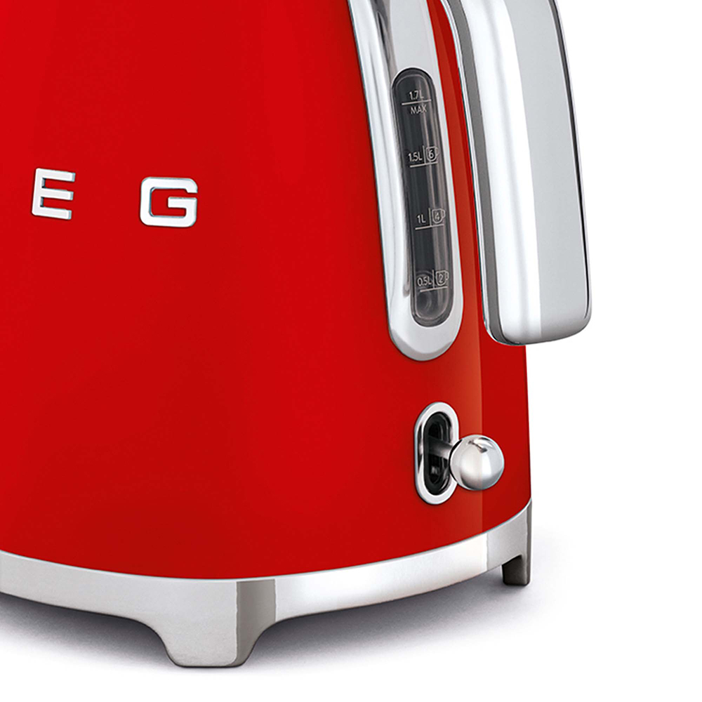 Smeg bouilloire 1,7 rouge KLF03RDEU