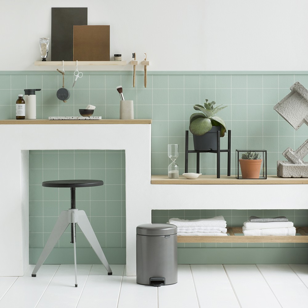 Pedaalemmer BRABANTIA 112683 NewIcon / 5L / Platinum