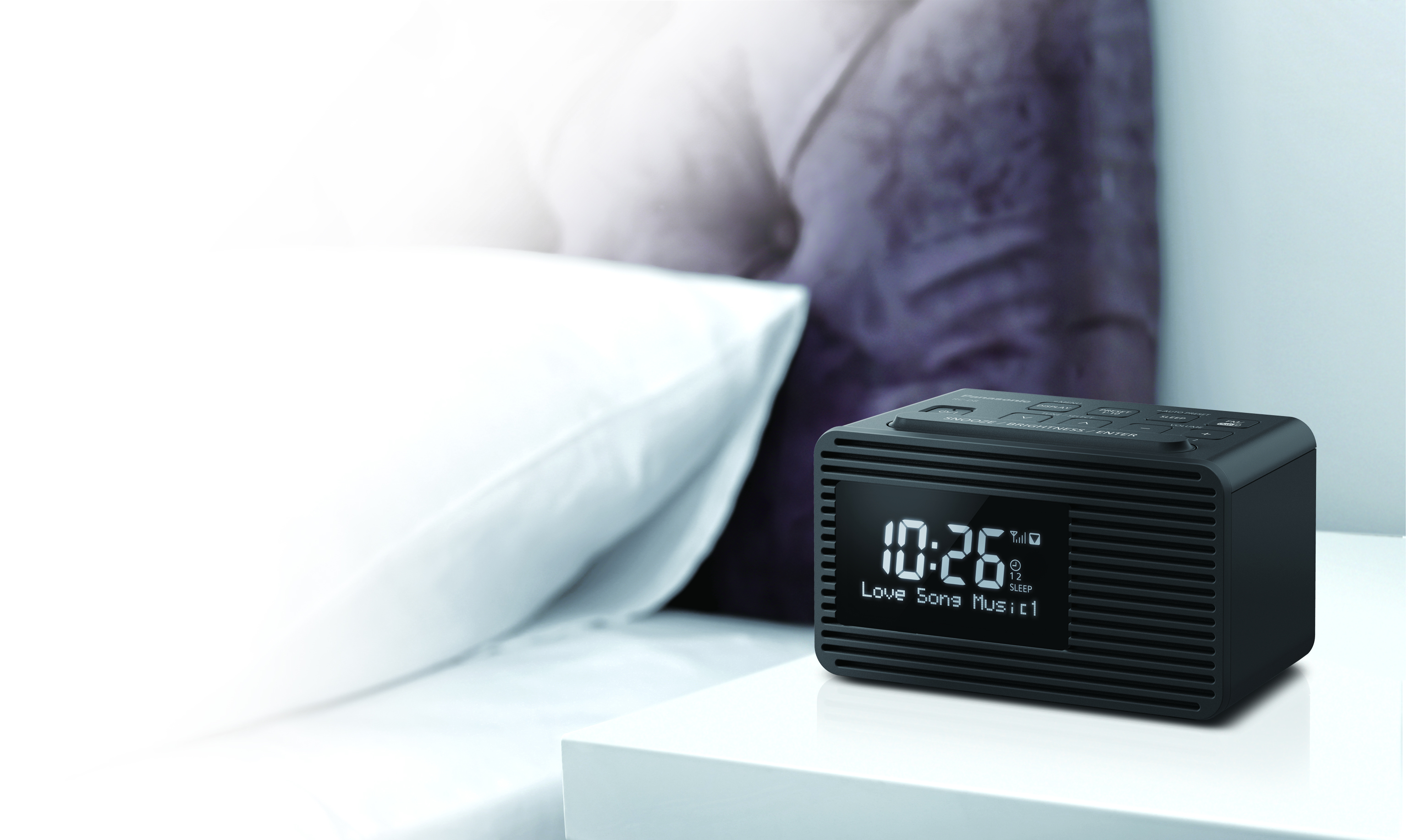 Panasonic radio reveil rcd8egk noir dab