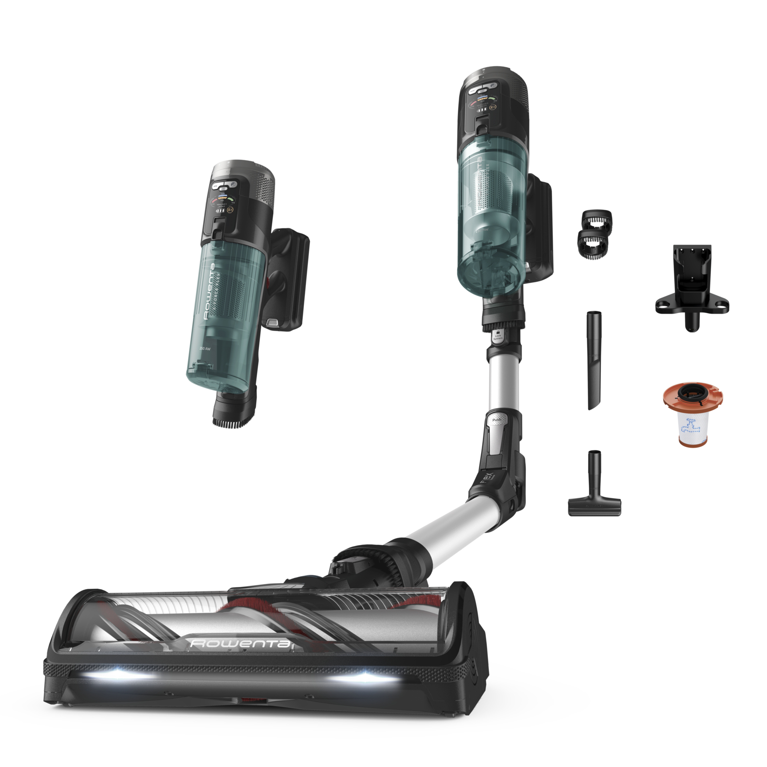 Steelstofzuiger ROWENTA RH9A32WO X-Force Flex 13.60