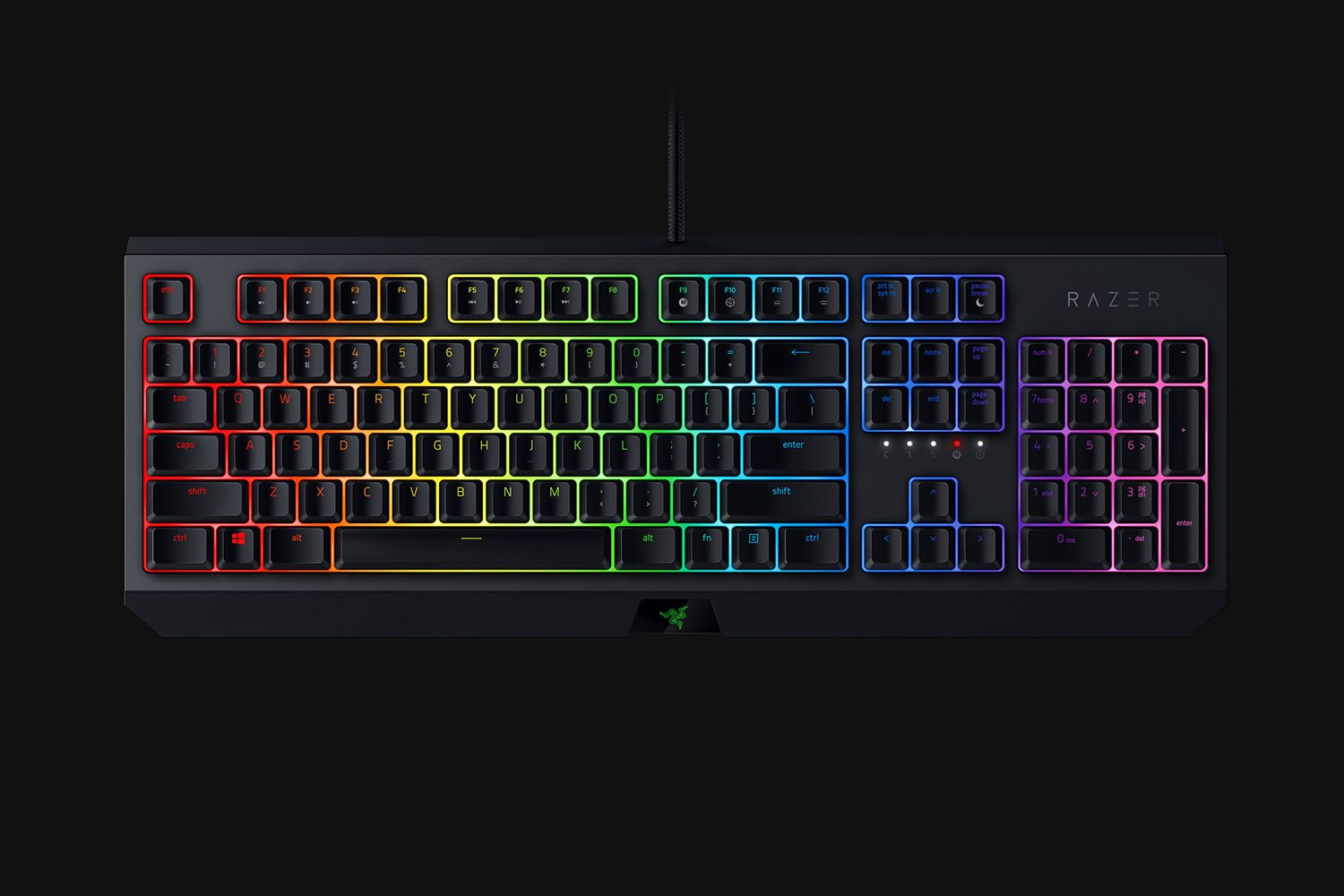 Razer BlackWidow clavier Jouer USB AZERTY Noir