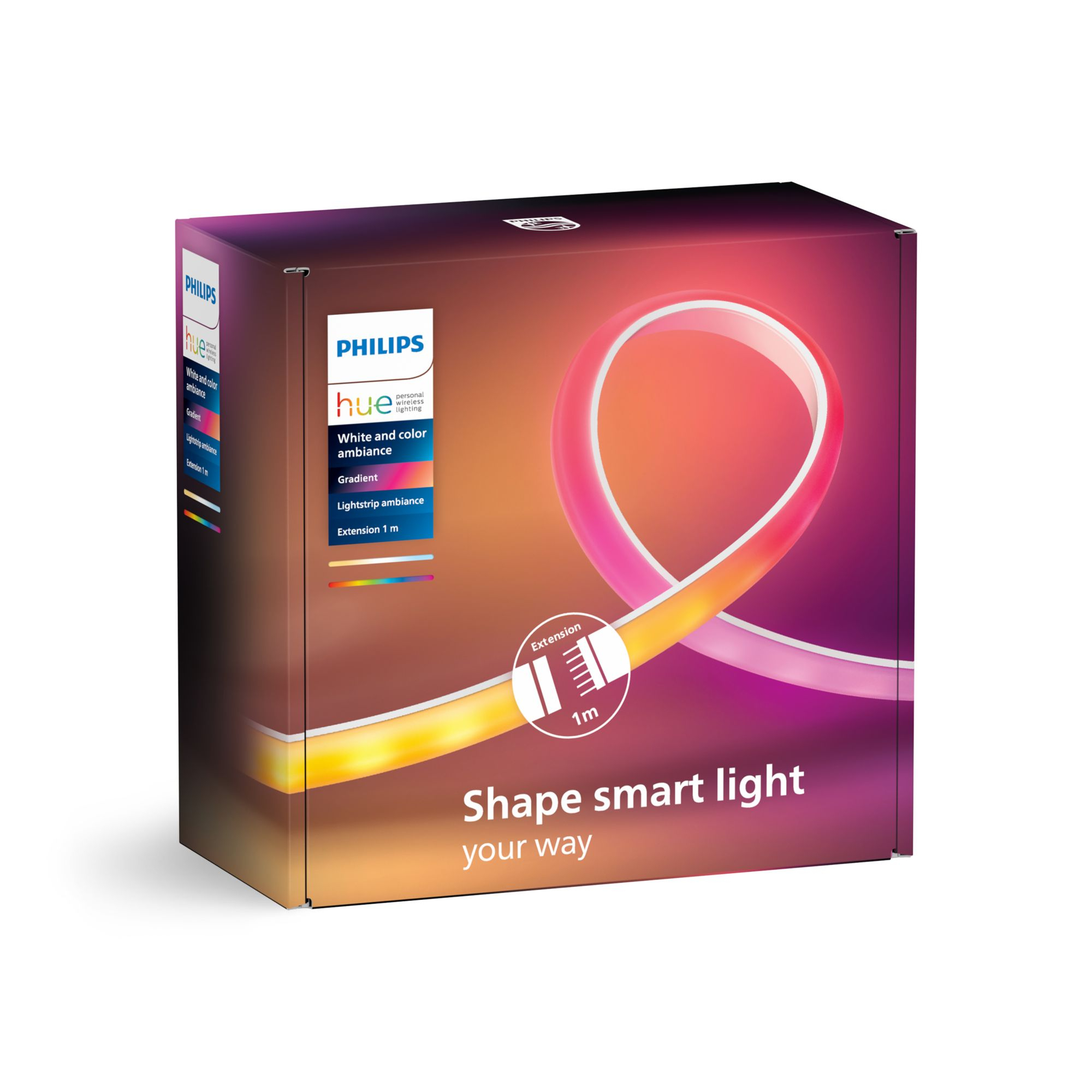 Lightstrip PHILIPS HUE Gradient (Verlengstrip) 1m