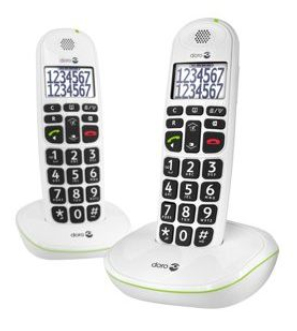 Doro phone easy 110 duo blanc 211-30066
