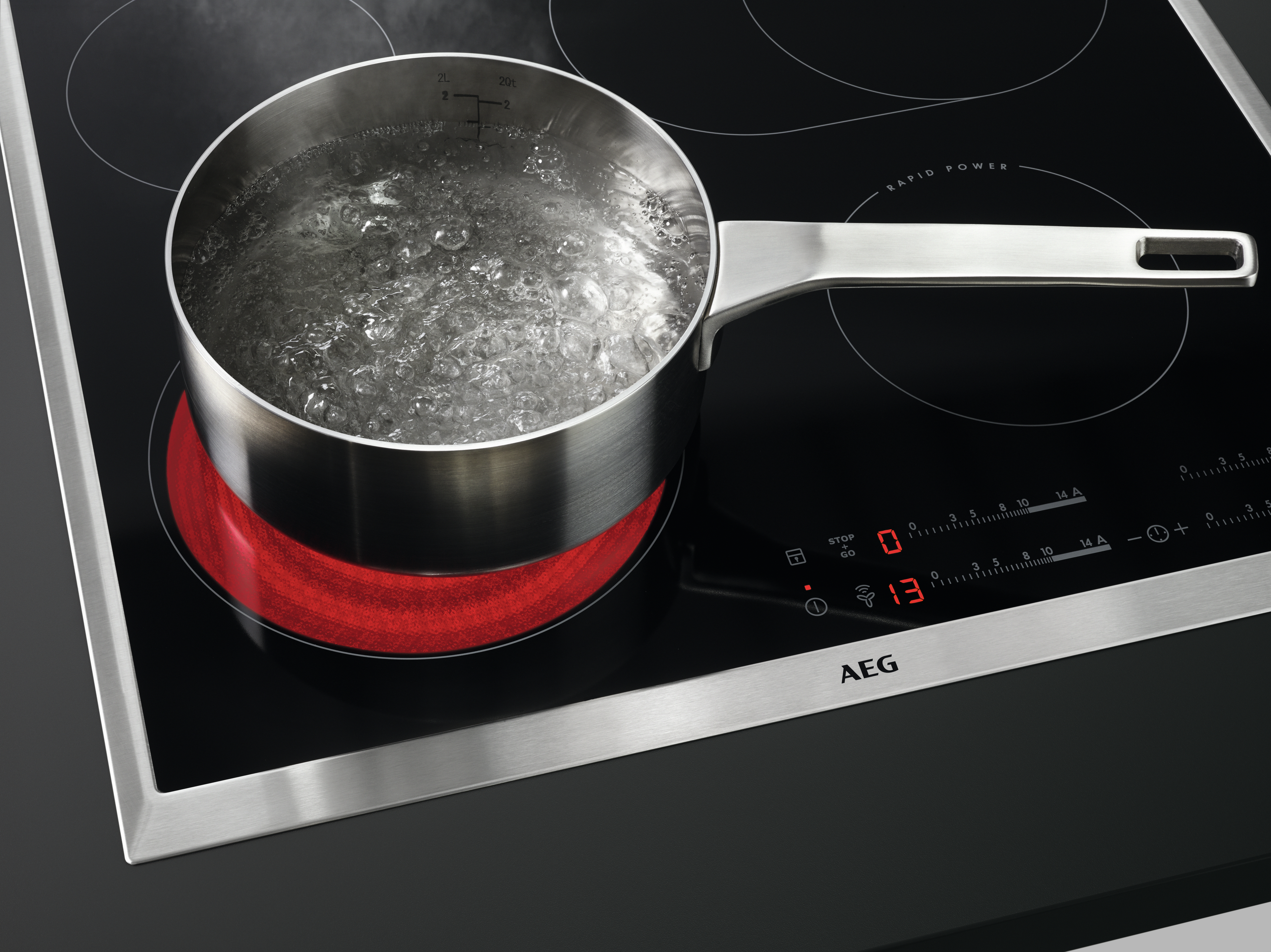 AEG HK854870XB Zwart Ingebouwd Keramisch 4 zone(s)