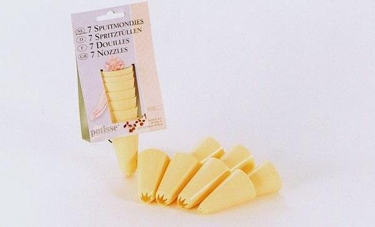 Spuitmondjes-set Patisse 11.PA1752 Kunststof / 7st / 3-15mm