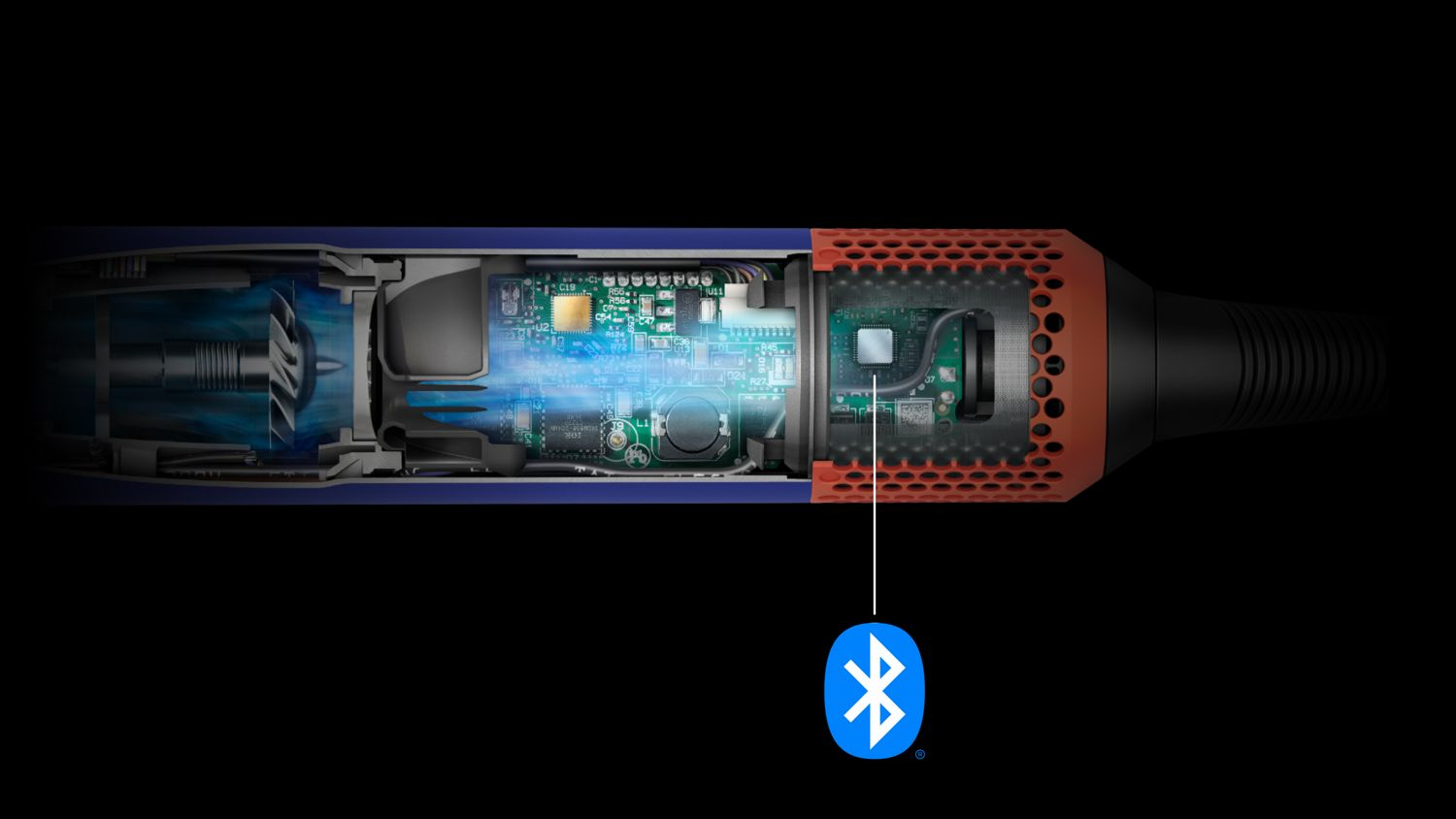 Airwrap DYSON 596926-01 I.D. / Straight + Wavy / red velvet & gold