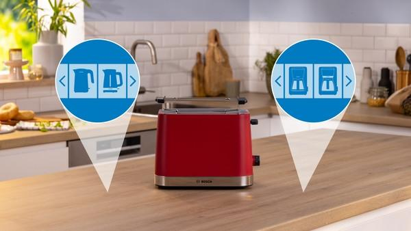 Broodrooster BOSCH TAT4M224 MyMoment Rood