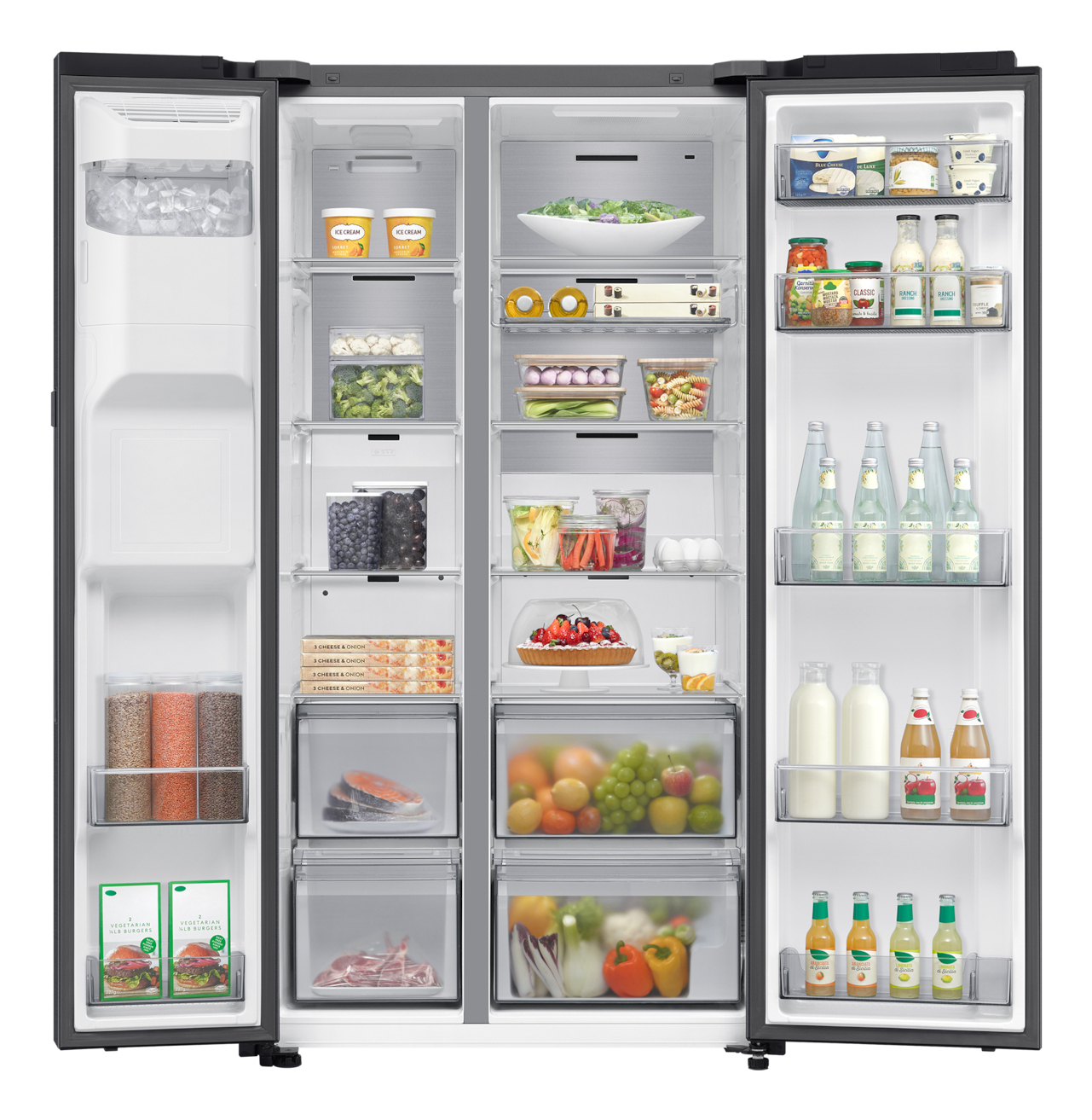 Samsung side by side RS80F66KBFEF