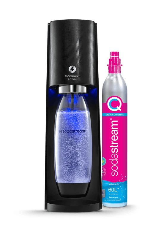 SodaStream E-Terra Métal, Plastique Noir