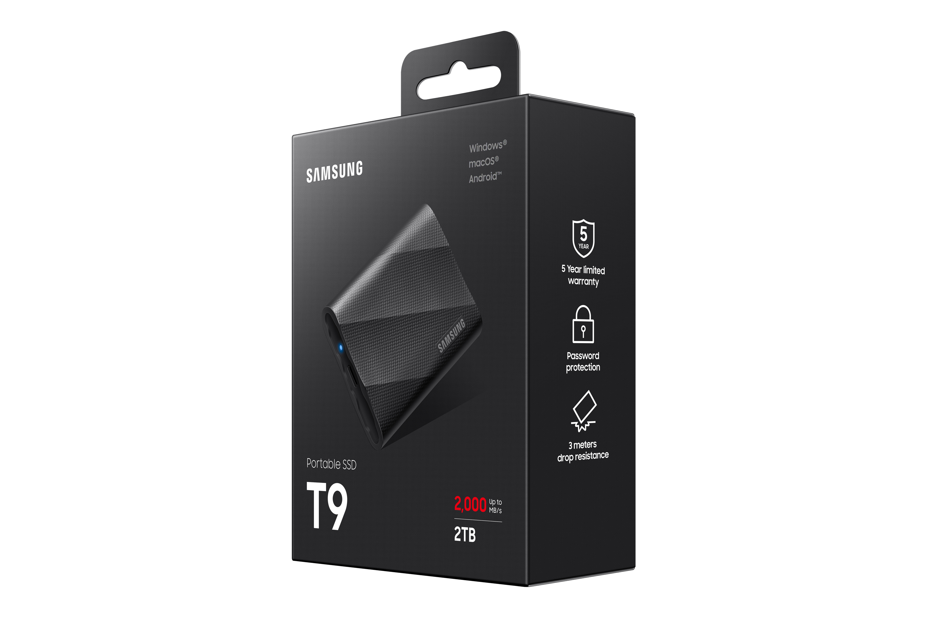 SAMSUNG T9 2TB PORTABLE SSD