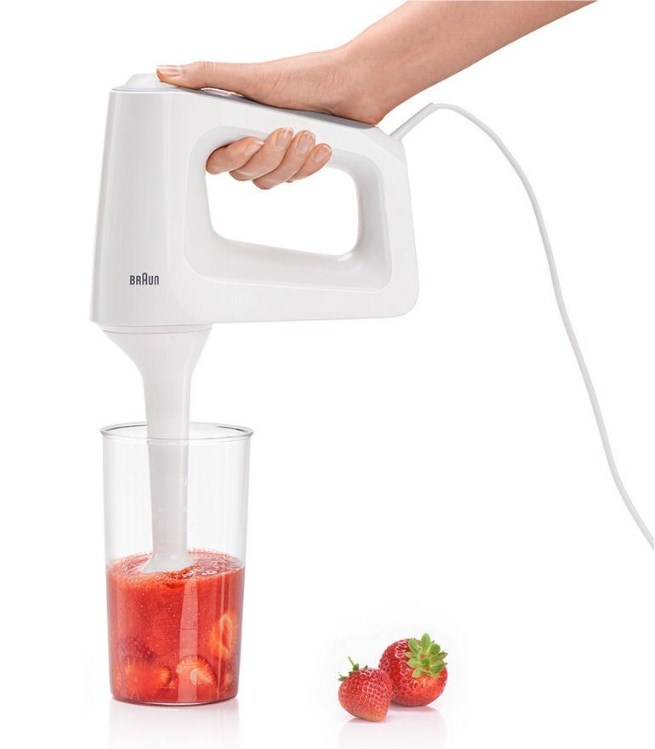 Braun HM 3135 WH Handmixer 500 W Grijs, Wit