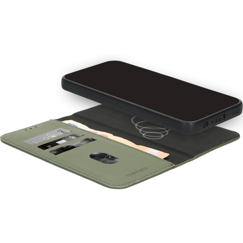 Mobiparts Leather 2 in 1 Apple iPhone 17 Pro Max Wallet Case Green