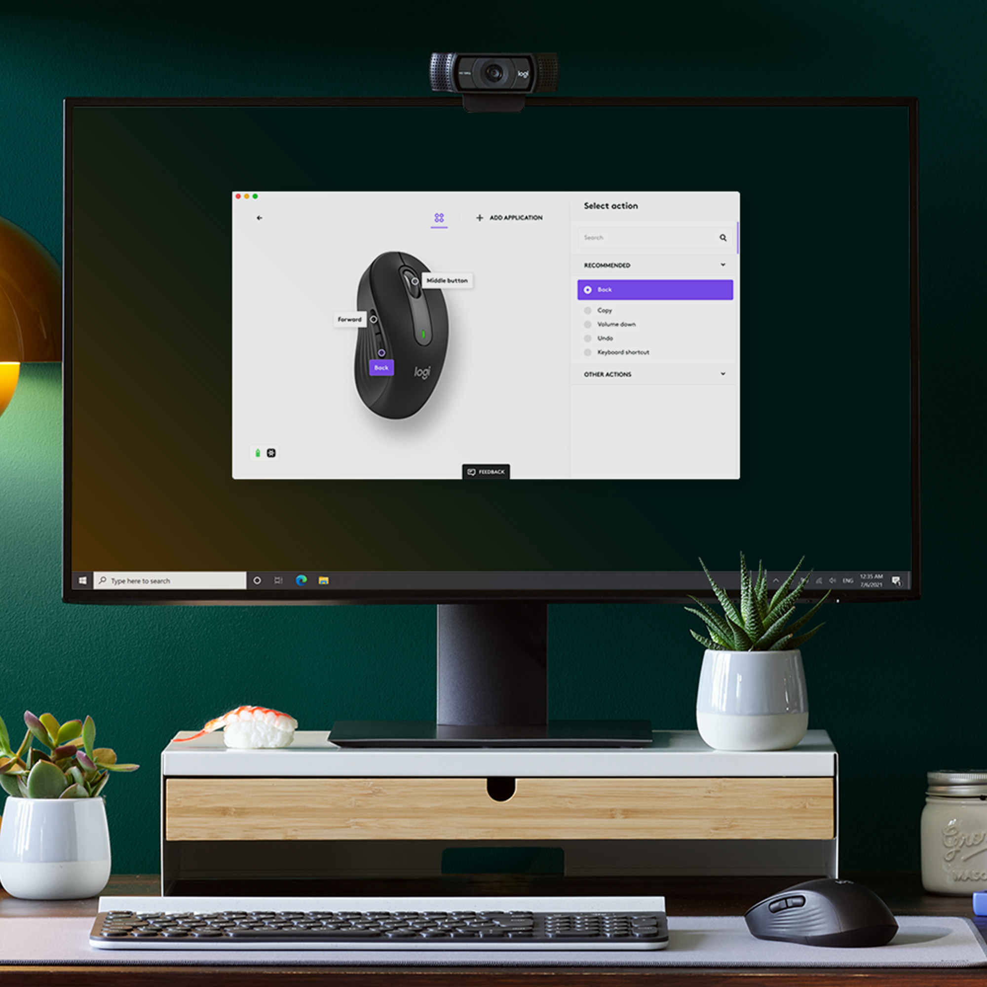 Draadloze Muis Logitech M650 Medium R Signature Graphite