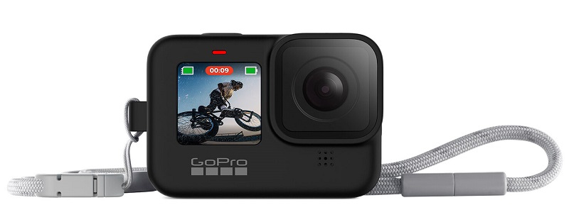 GoPro Sleeve + Lanyard Black Hero 9 10