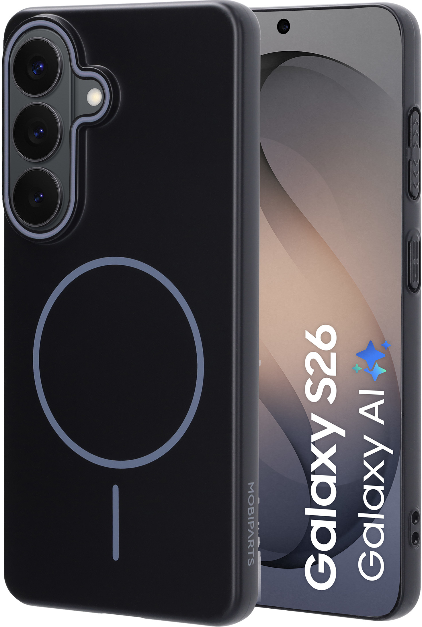 Mobiparts Slim Line Case Samsung Galaxy S26 MagSafe Onyx Black