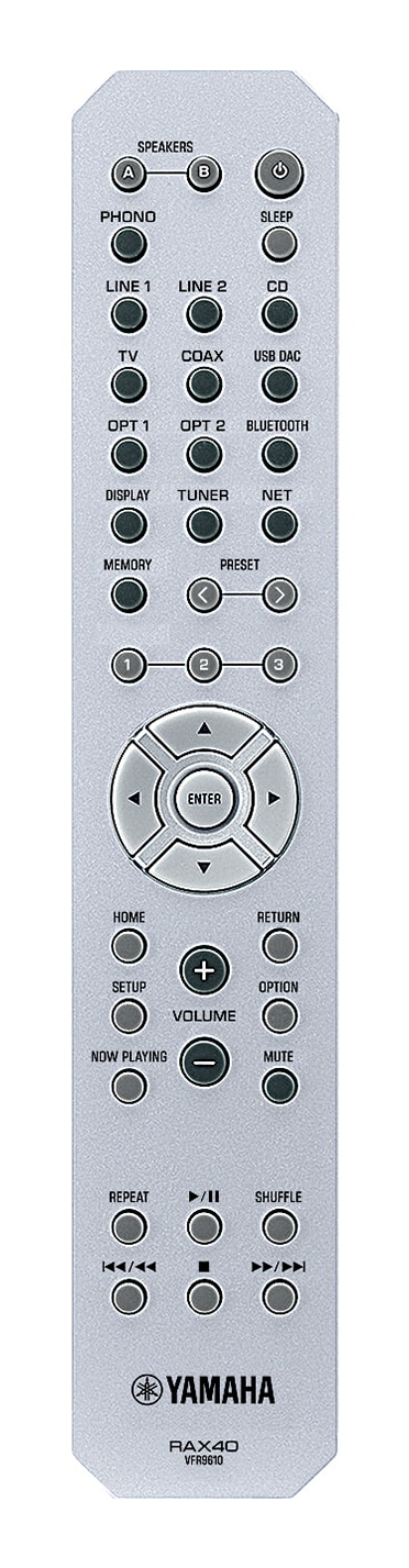 Receiver YAMAHA R-N1000A zwart