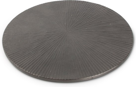 Glasonderzetter SPCollection 824548 Charm 26cm geribd zwart