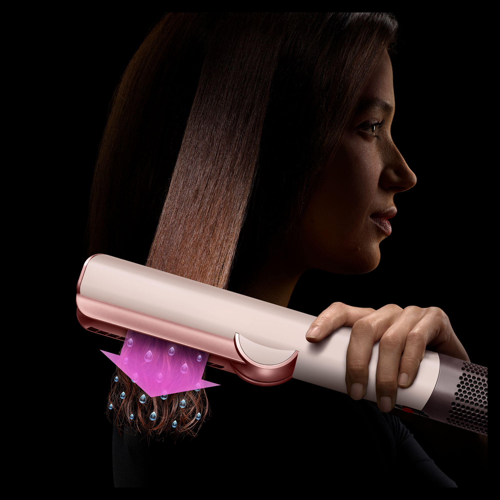 Stijltang DYSON 493296-01 Airstrait / Ceramic Pink